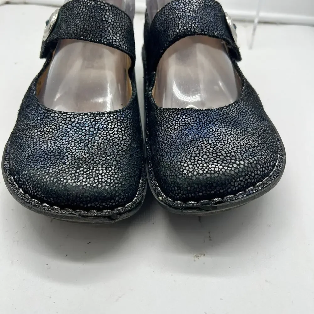 Alegria Shoes Womens 38 US 9 Paloma PAL-233 Mary Jane Leather